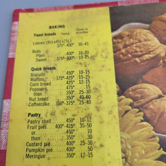 1965 Better Homes and Gardens New Cook Book Hardcover Ringed Binder - Picture 7 of 10